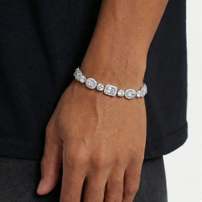 Square-stone bracelet