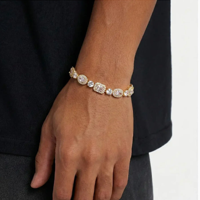 Square-stone bracelet
